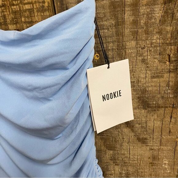 Nookie Aria One Shoulder Gown Blue
Dress maxi stretch Revolve NWT L - Picture 3 of 13